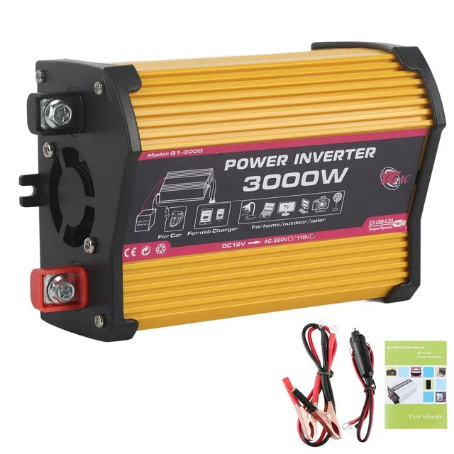 OTVIAP 300 Watts Power Inverter, DC 12v to AC 110V Car Inverter Dual with 4.1A 2 USB Ports