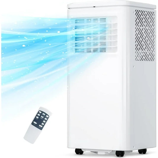 LifePlus Portable Air Conditioner 5000BTU (80000BTU ASHRAE) Indoor Room AC Unit Dehumidifier Window Kit Remote Control Easy&Efficient Bedroom